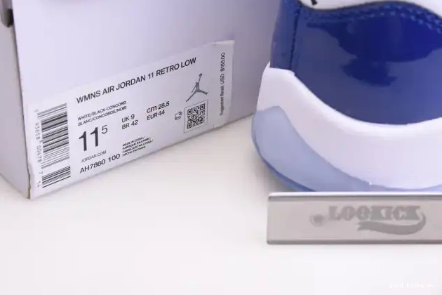 Cheap AH7860-100 11 Retro Concord Low Jordan Air White 0329